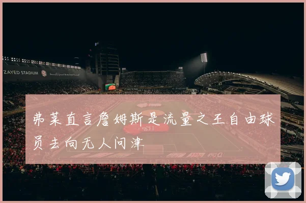 弗莱直言詹姆斯是流量之王自由球员去向无人问津